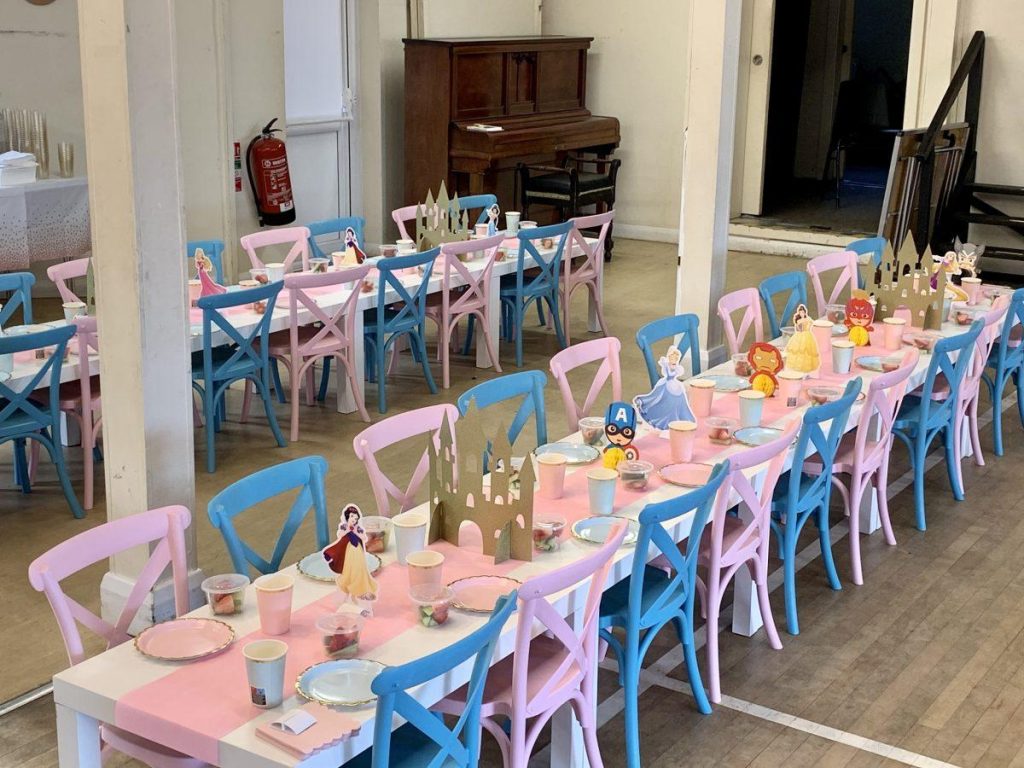 Childrens Furniture Hire - Childrens table and chair hire